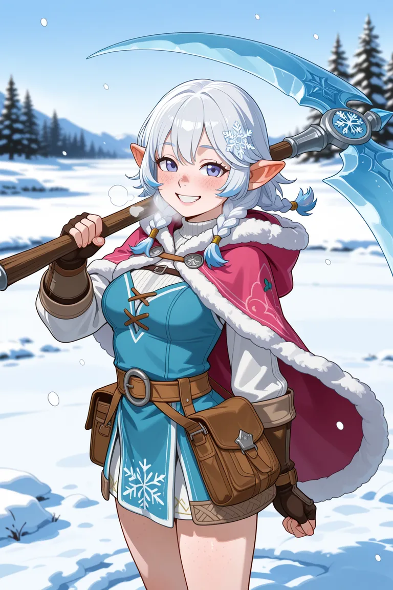 Hero portrait — Pippa Winterbright — Halfling Necromancer