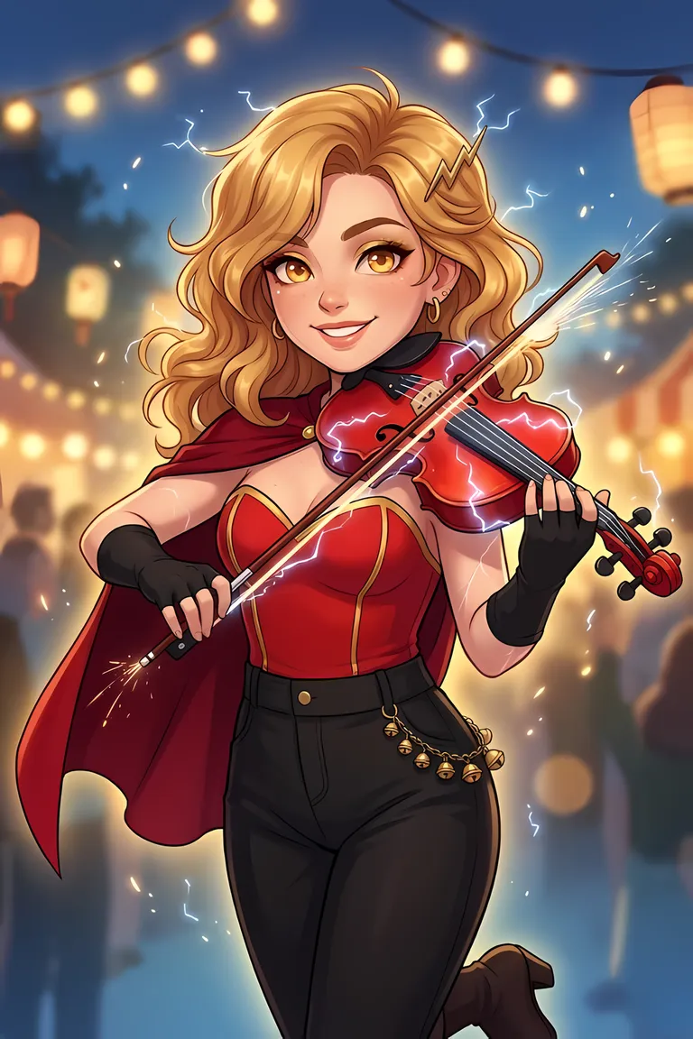 Hero portrait — Saffron Levinbell — Halfling Bard