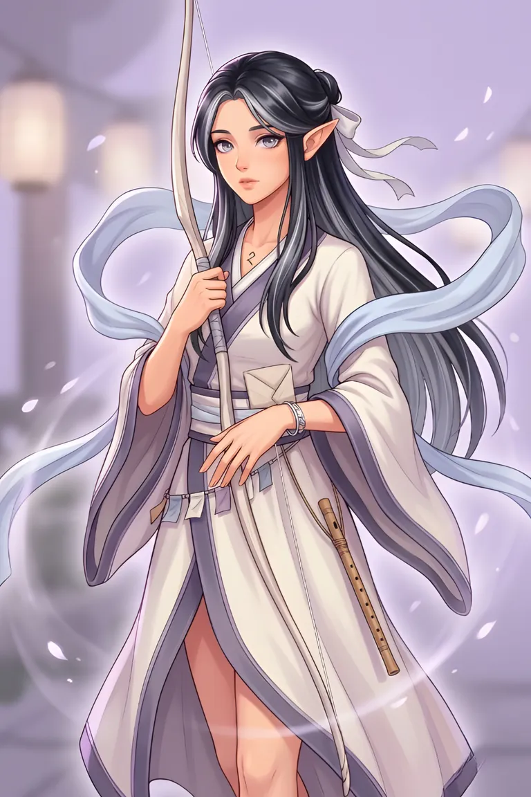Hero portrait — Liane Whisperfall — Elf Archer