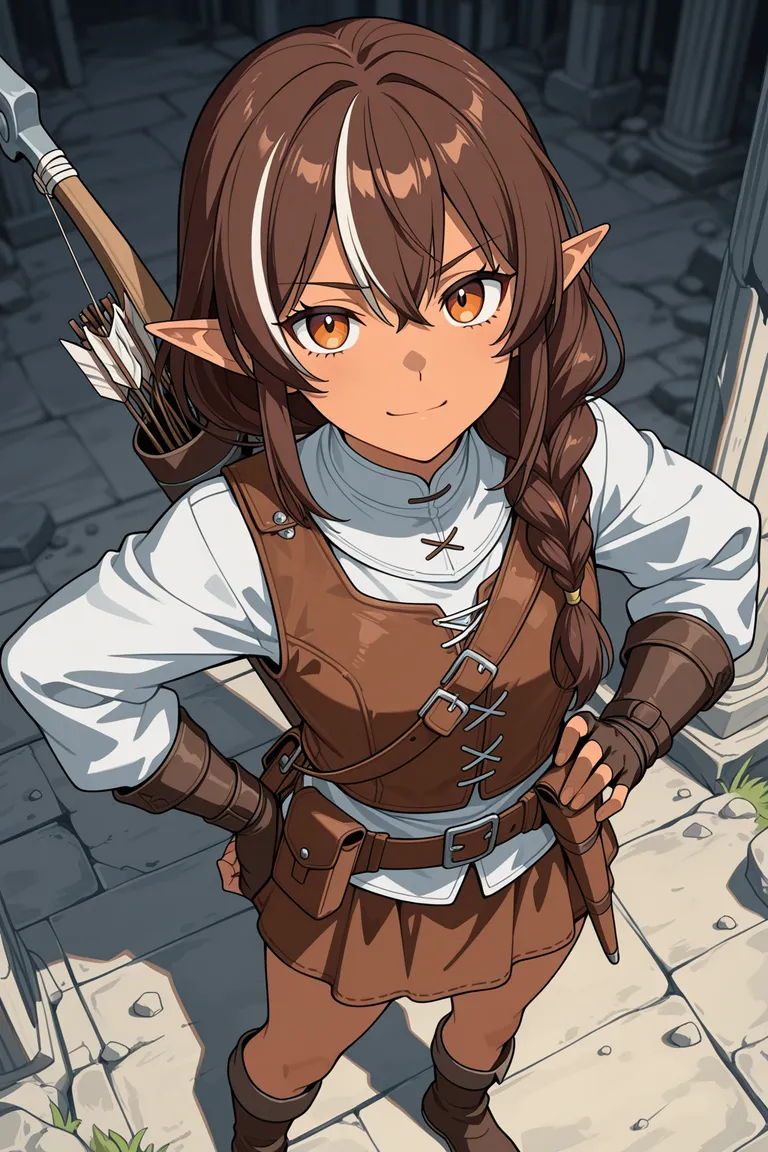 Hero portrait — Maelis Hollowreach — Elf Archer