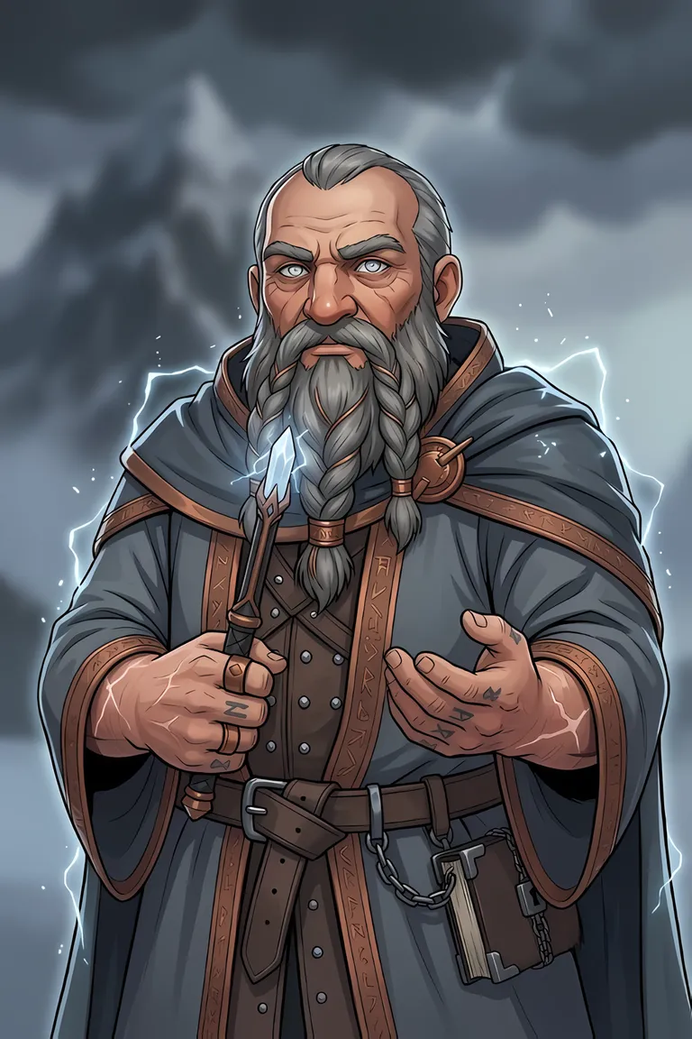 Hero portrait — Durgan Boltwarden — Dwarf Mage