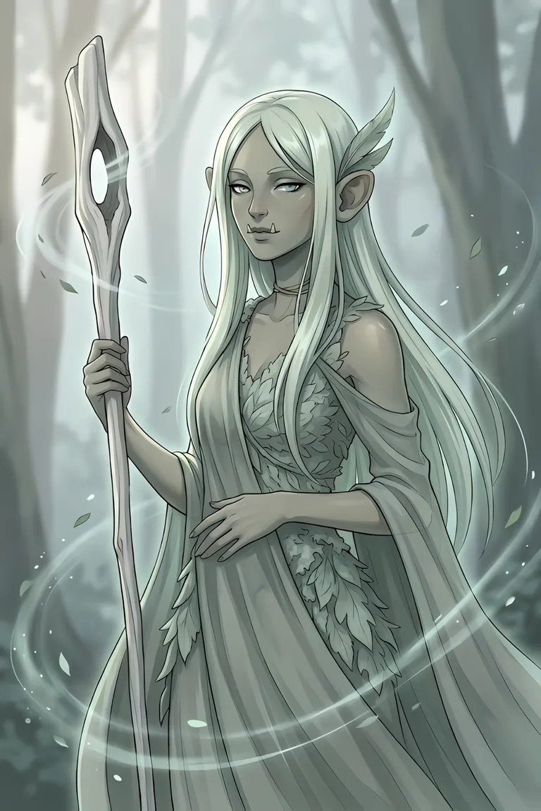 Hero portrait — Vorrah Leafwhisper — Orc Druid
